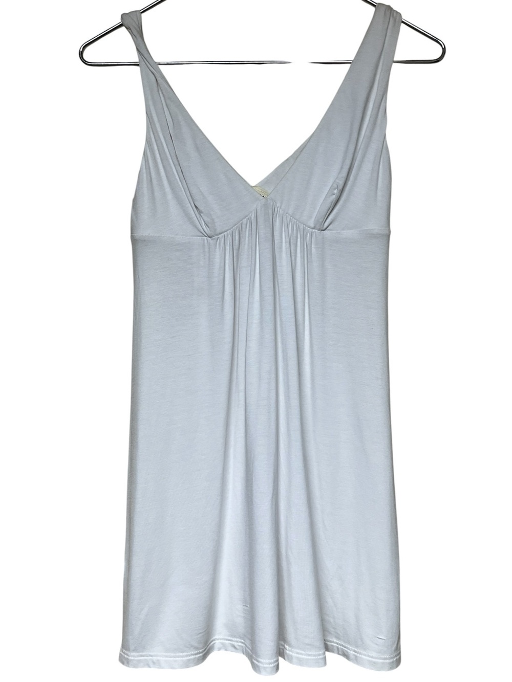 Cosabella NWT white Talco babydoll dress v-neck chemise Made in Italy